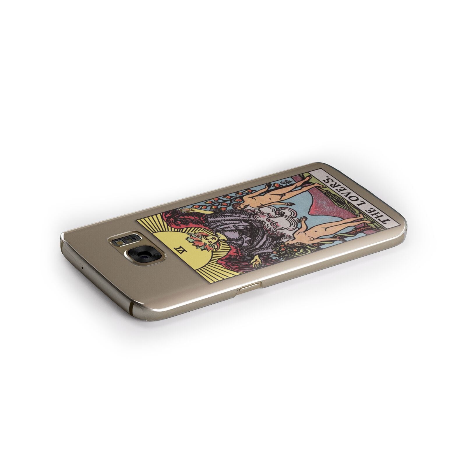 The Lovers Tarot Card Samsung Galaxy Case Side Close Up