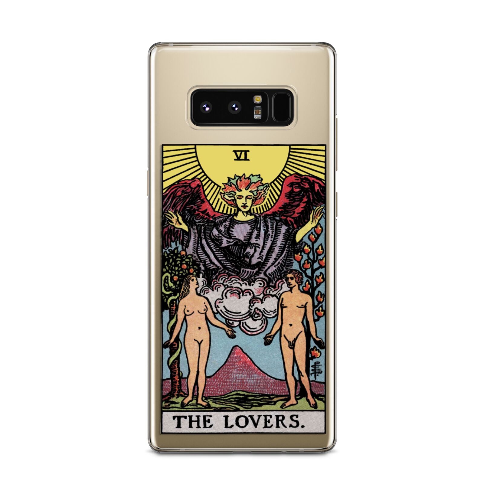 The Lovers Tarot Card Samsung Galaxy Note 8 Case