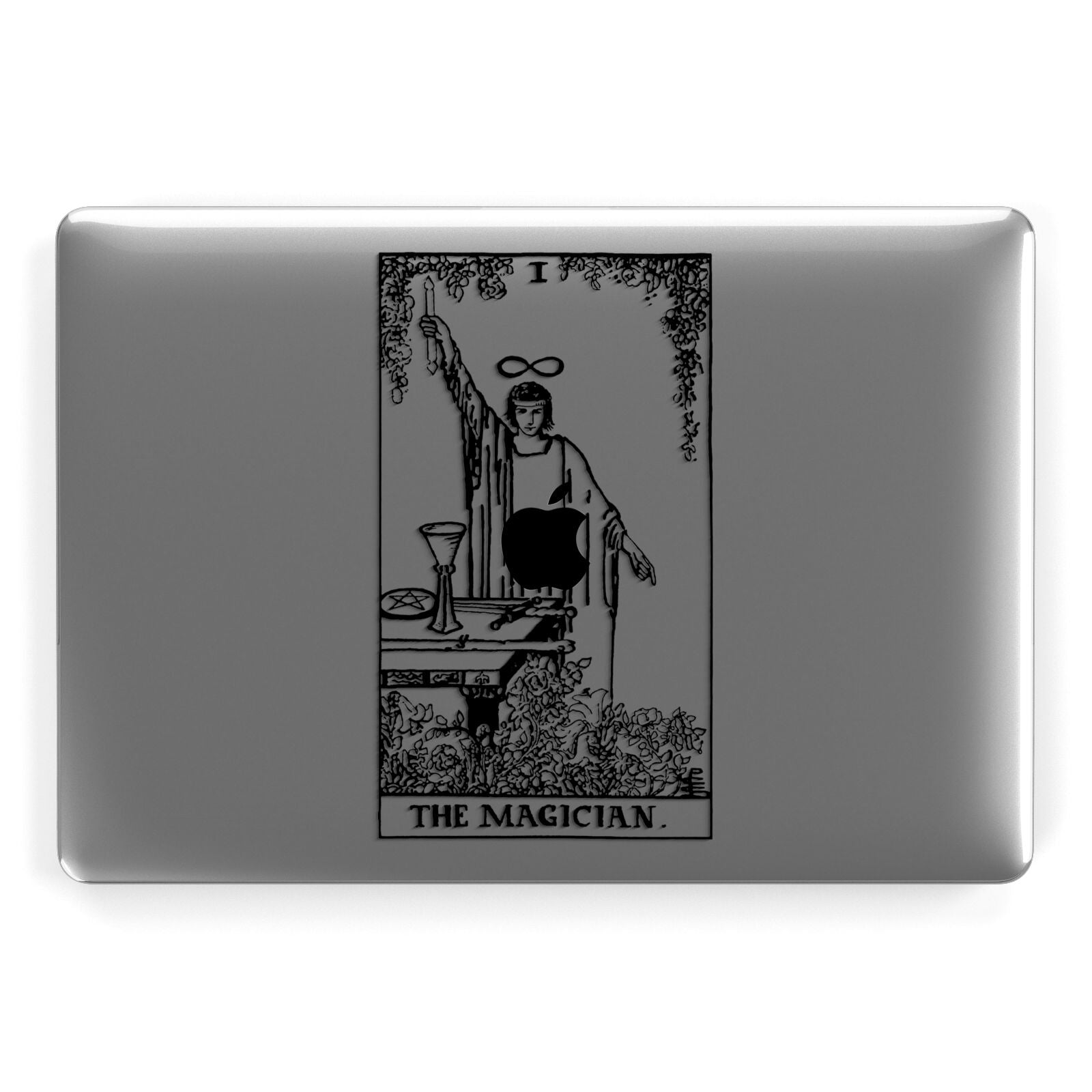 The Magician Monochrome Tarot Card Apple MacBook Case