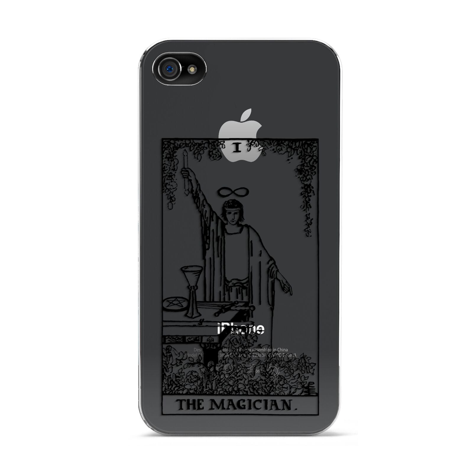 The Magician Monochrome Tarot Card Apple iPhone 4s Case