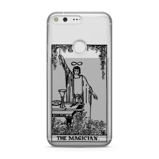 The Magician Monochrome Tarot Card Google Pixel Case