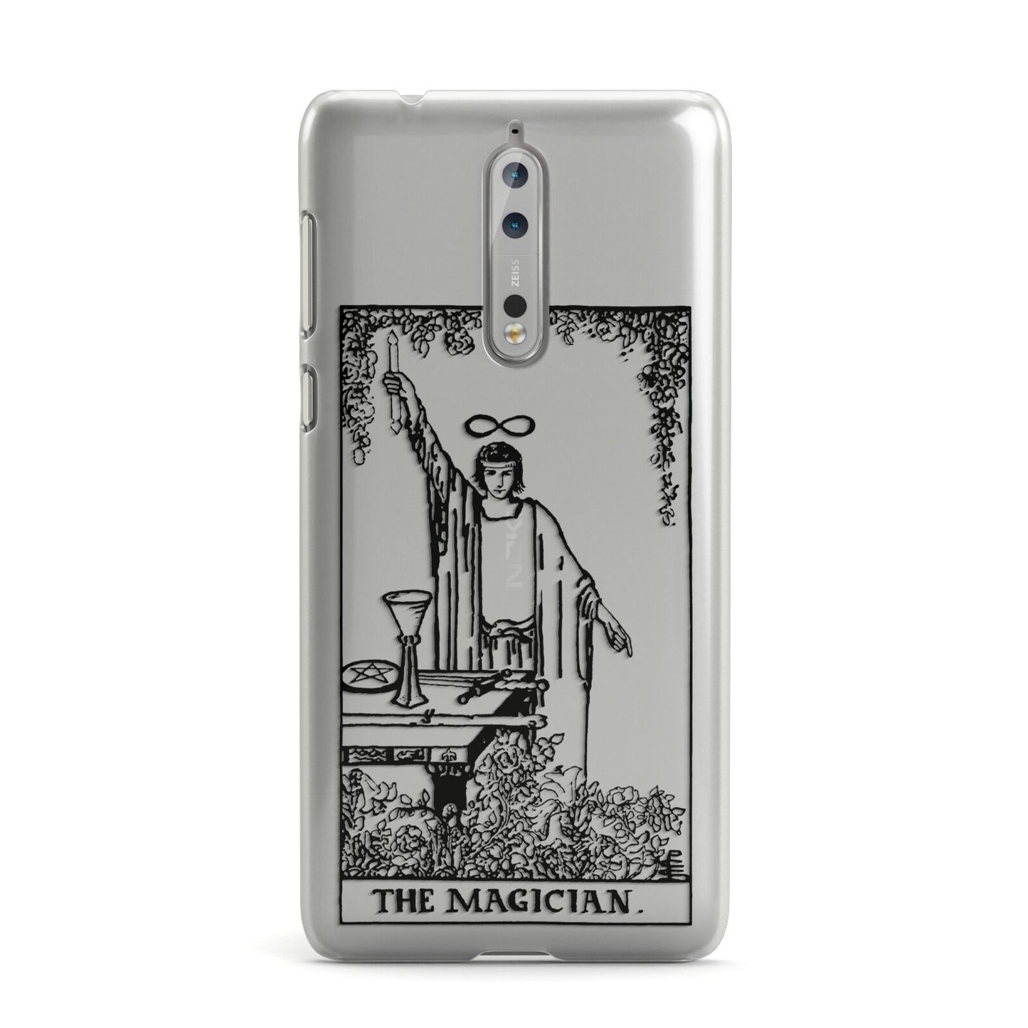 The Magician Monochrome Tarot Card Nokia Case