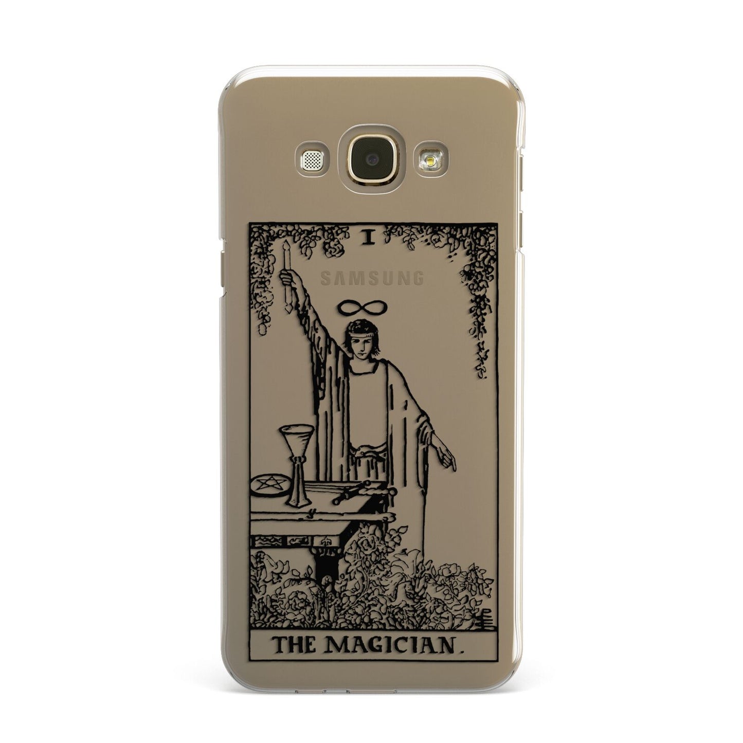 The Magician Monochrome Tarot Card Samsung Galaxy A8 Case