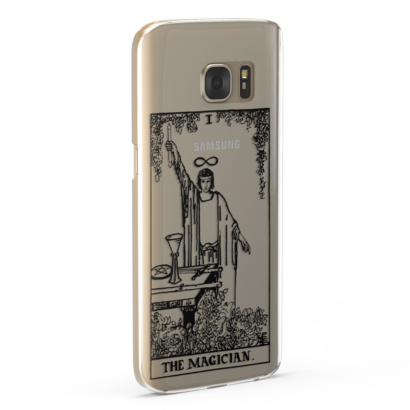 The Magician Monochrome Tarot Card Samsung Galaxy Case Fourty Five Degrees