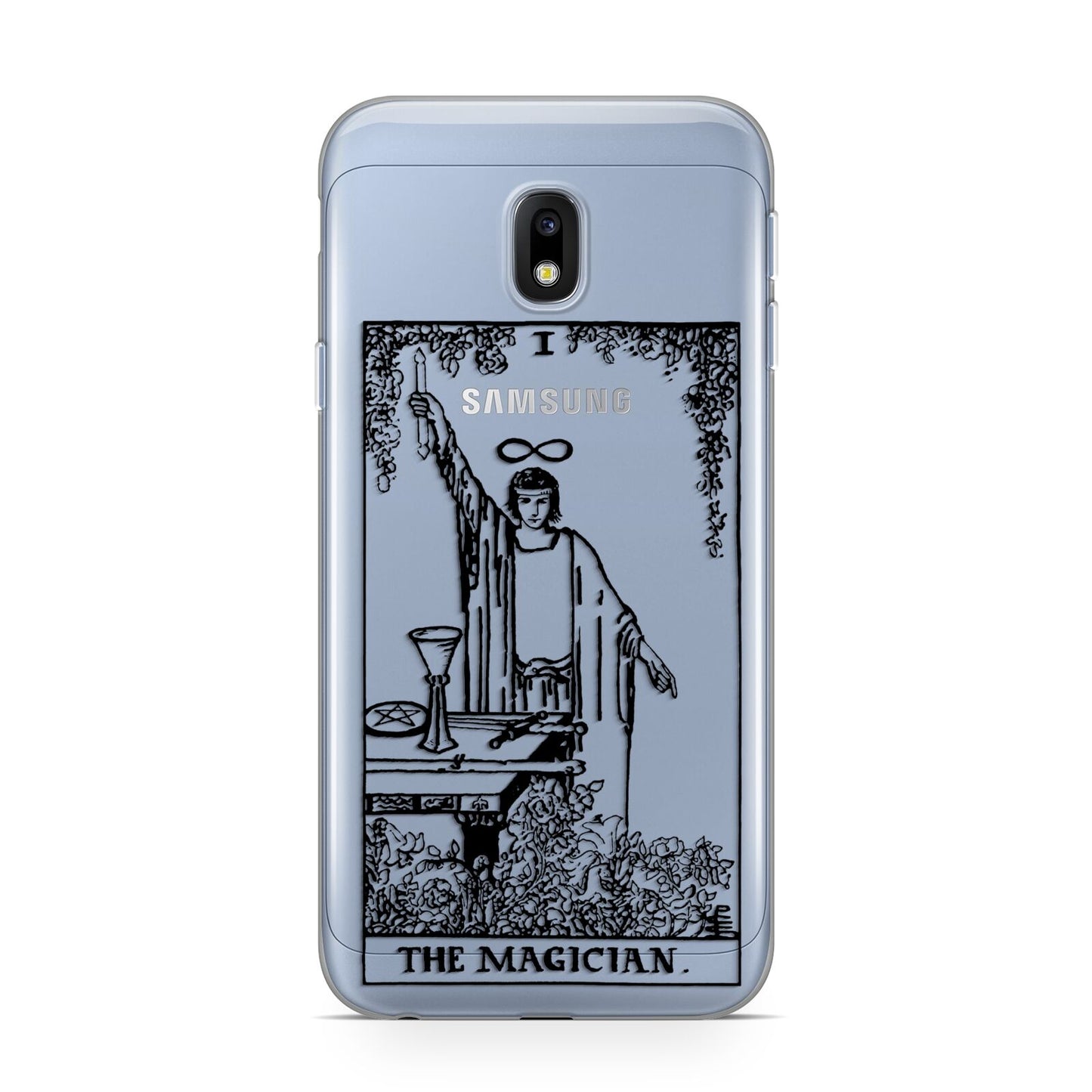 The Magician Monochrome Tarot Card Samsung Galaxy J3 2017 Case