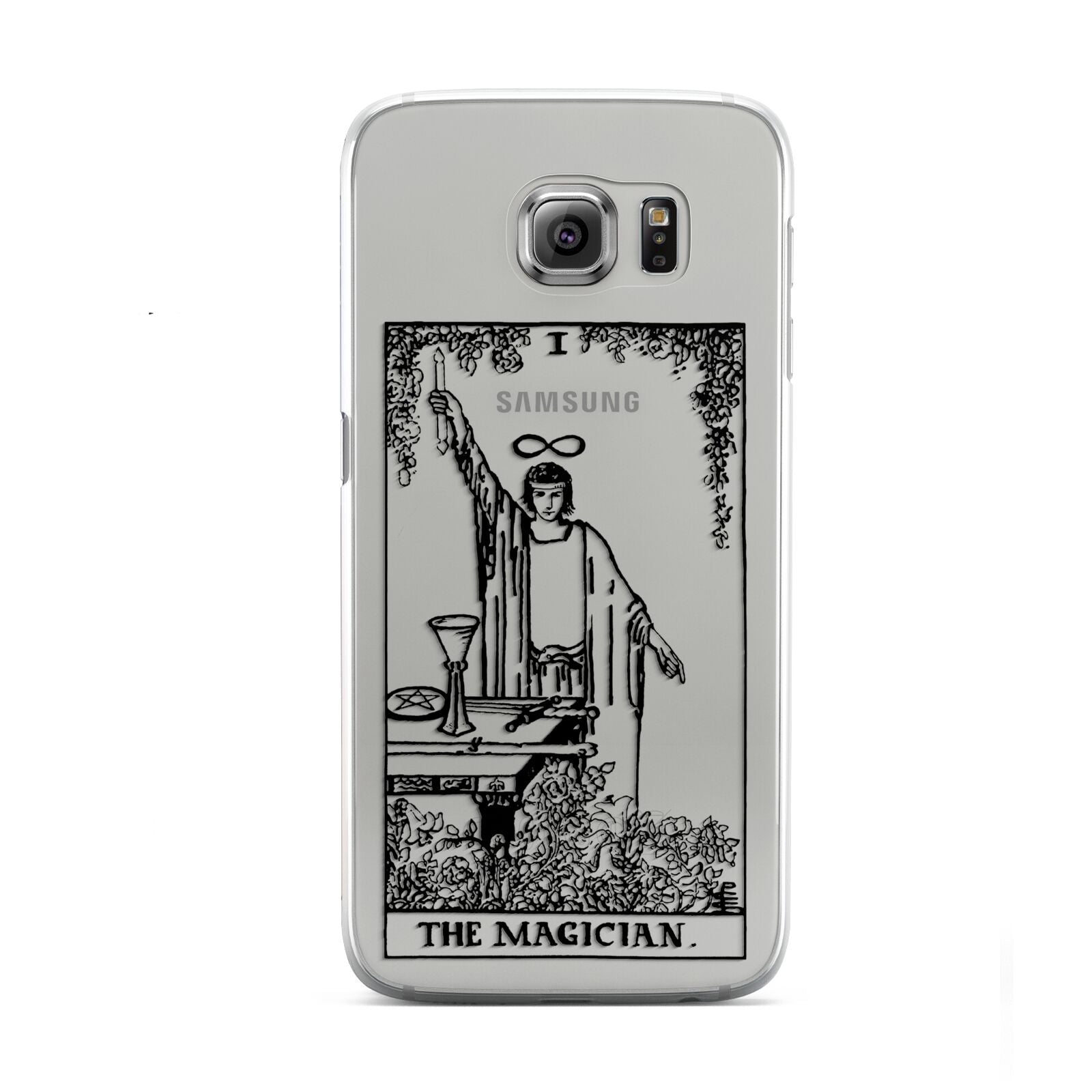 The Magician Monochrome Tarot Card Samsung Galaxy S6 Case