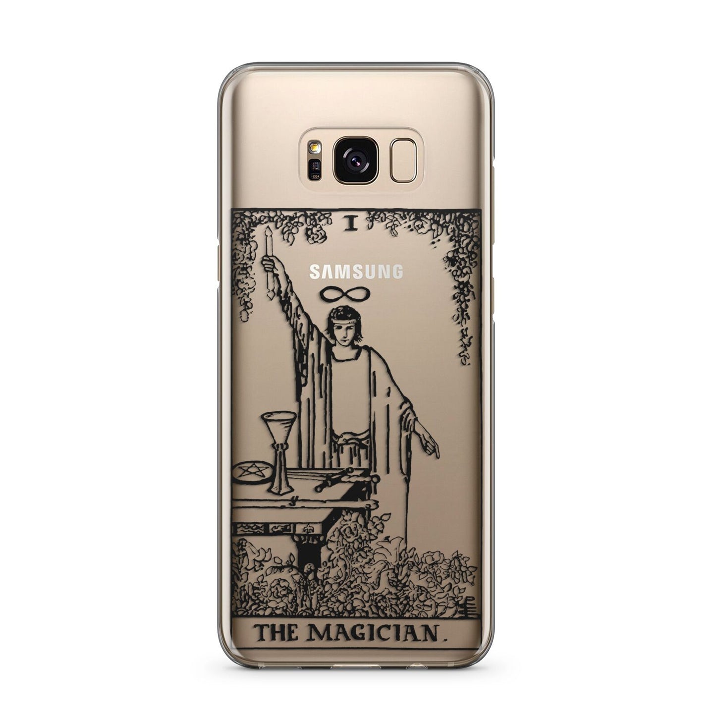 The Magician Monochrome Tarot Card Samsung Galaxy S8 Plus Case