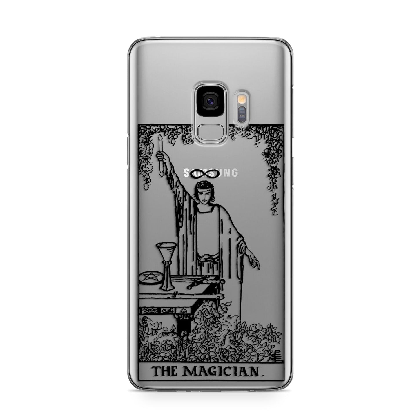 The Magician Monochrome Tarot Card Samsung Galaxy S9 Case