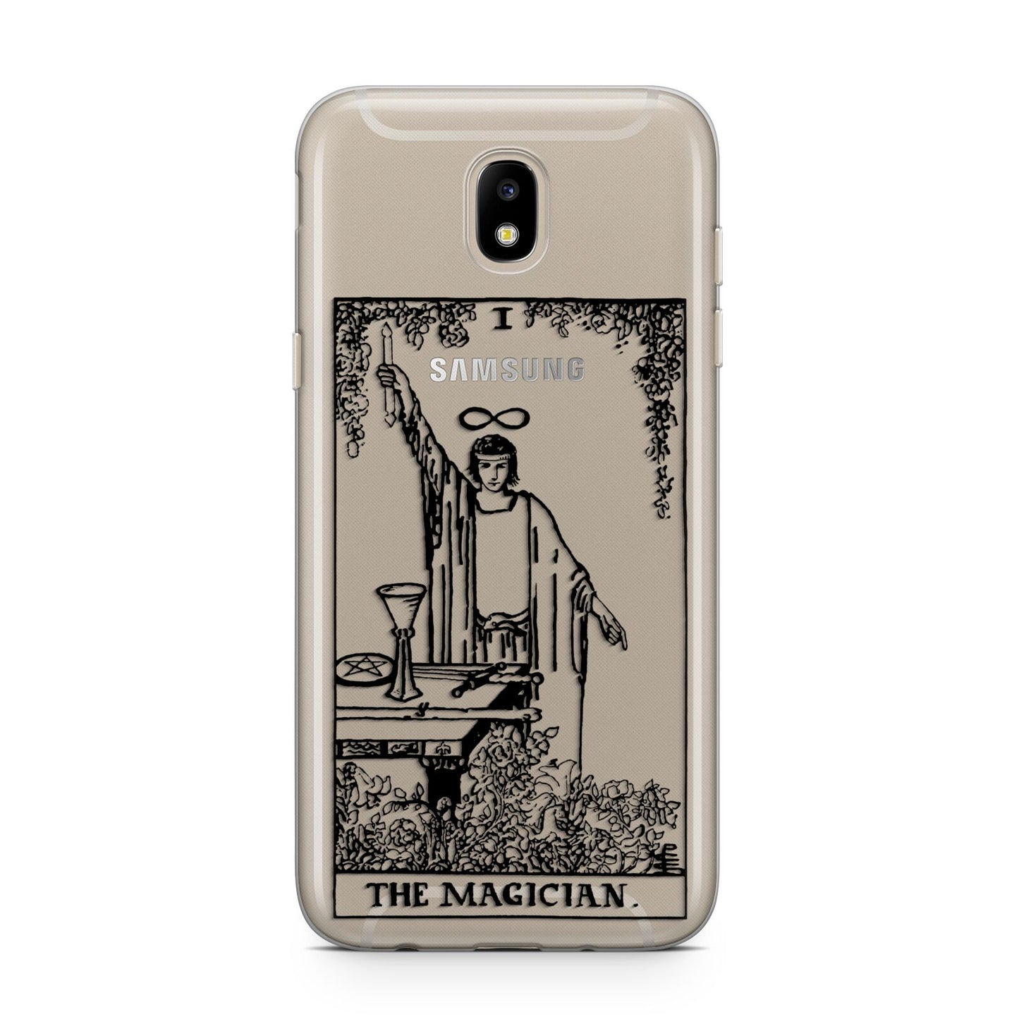 The Magician Monochrome Tarot Card Samsung J5 2017 Case