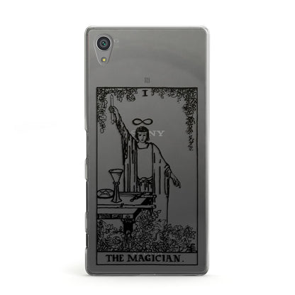 The Magician Monochrome Tarot Card Sony Xperia Case