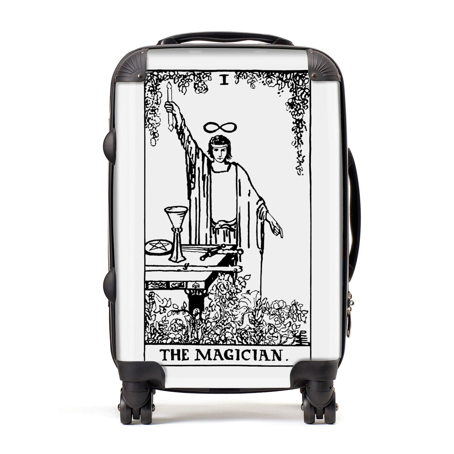 The Magician Monochrome Tarot Card Suitcase