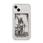 The Magician Monochrome Tarot Card iPhone 14 Plus Glitter Tough Case Starlight