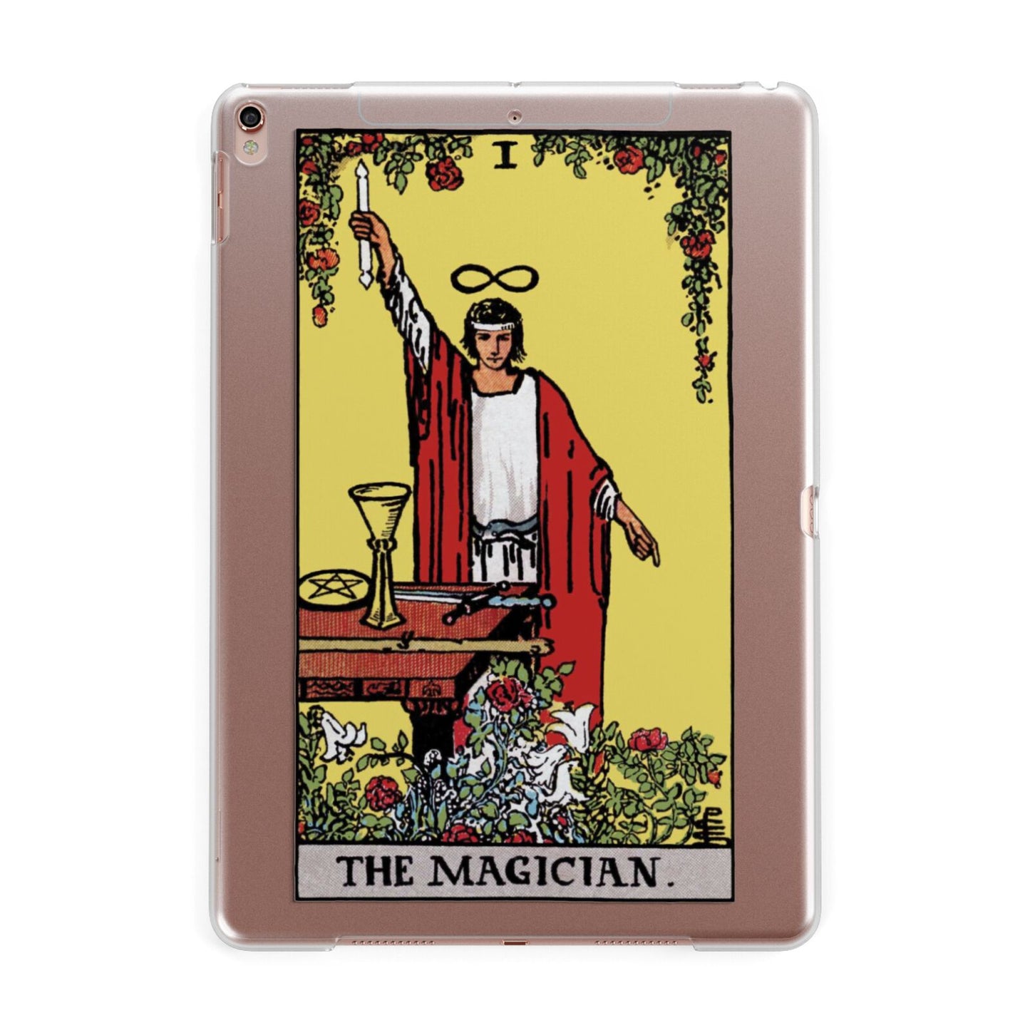 The Magician Tarot Card Apple iPad Rose Gold Case