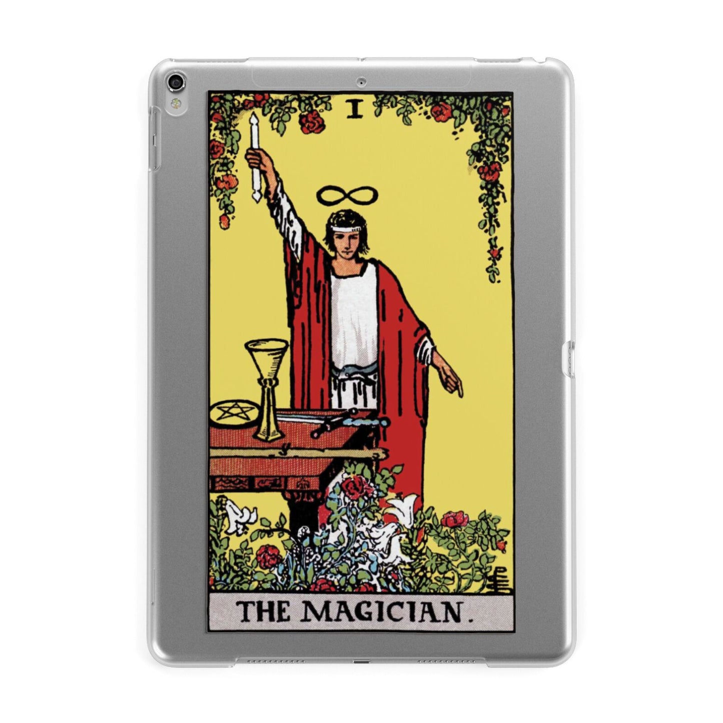 The Magician Tarot Card Apple iPad Silver Case