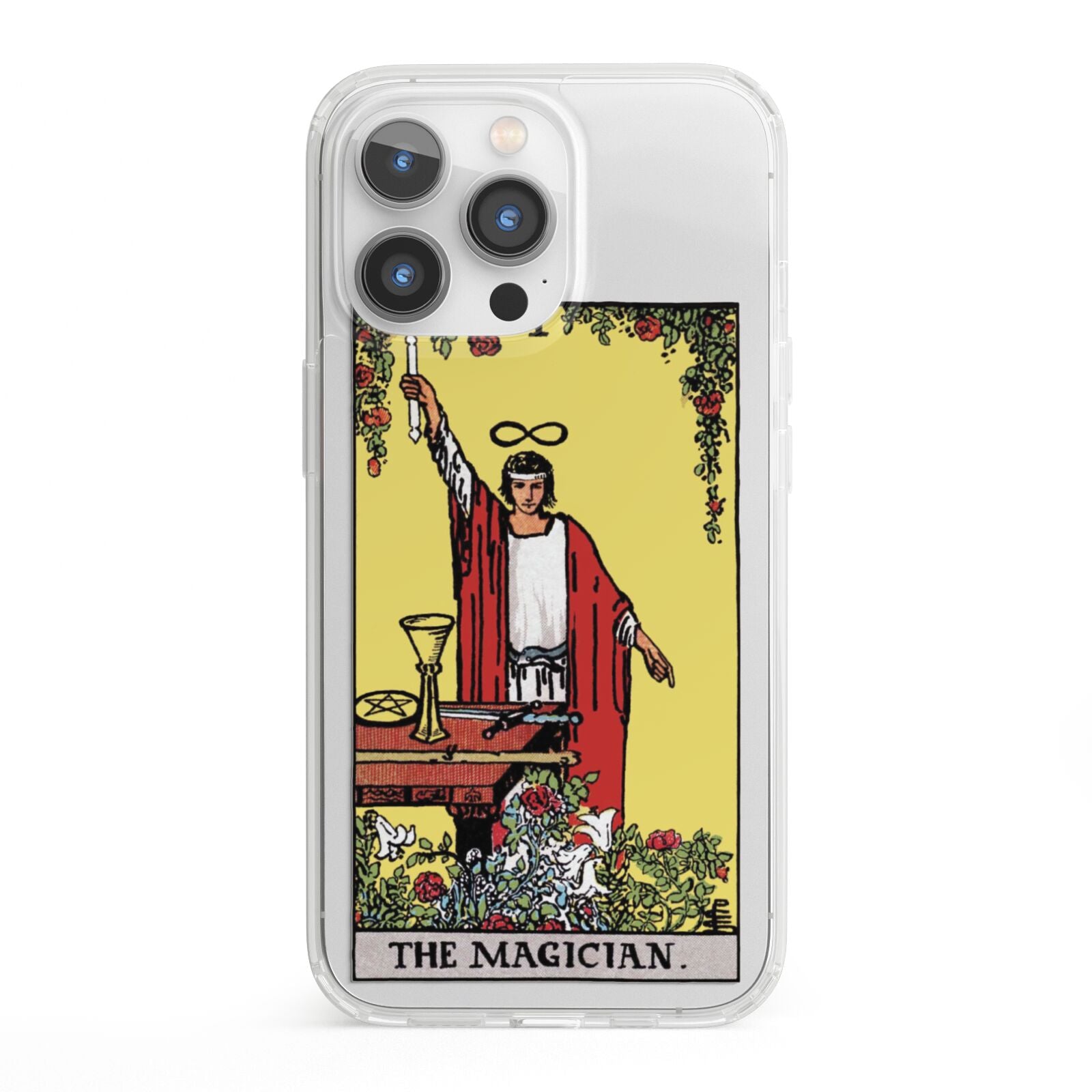 The Magician Tarot Card iPhone 13 Pro Clear Bumper Case