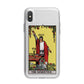 The Magician Tarot Card iPhone X Bumper Case on Silver iPhone Alternative Image 1