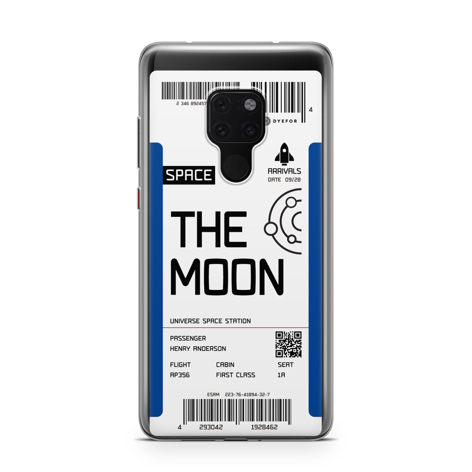 The Moon Boarding Pass Huawei Mate 20 Phone Case