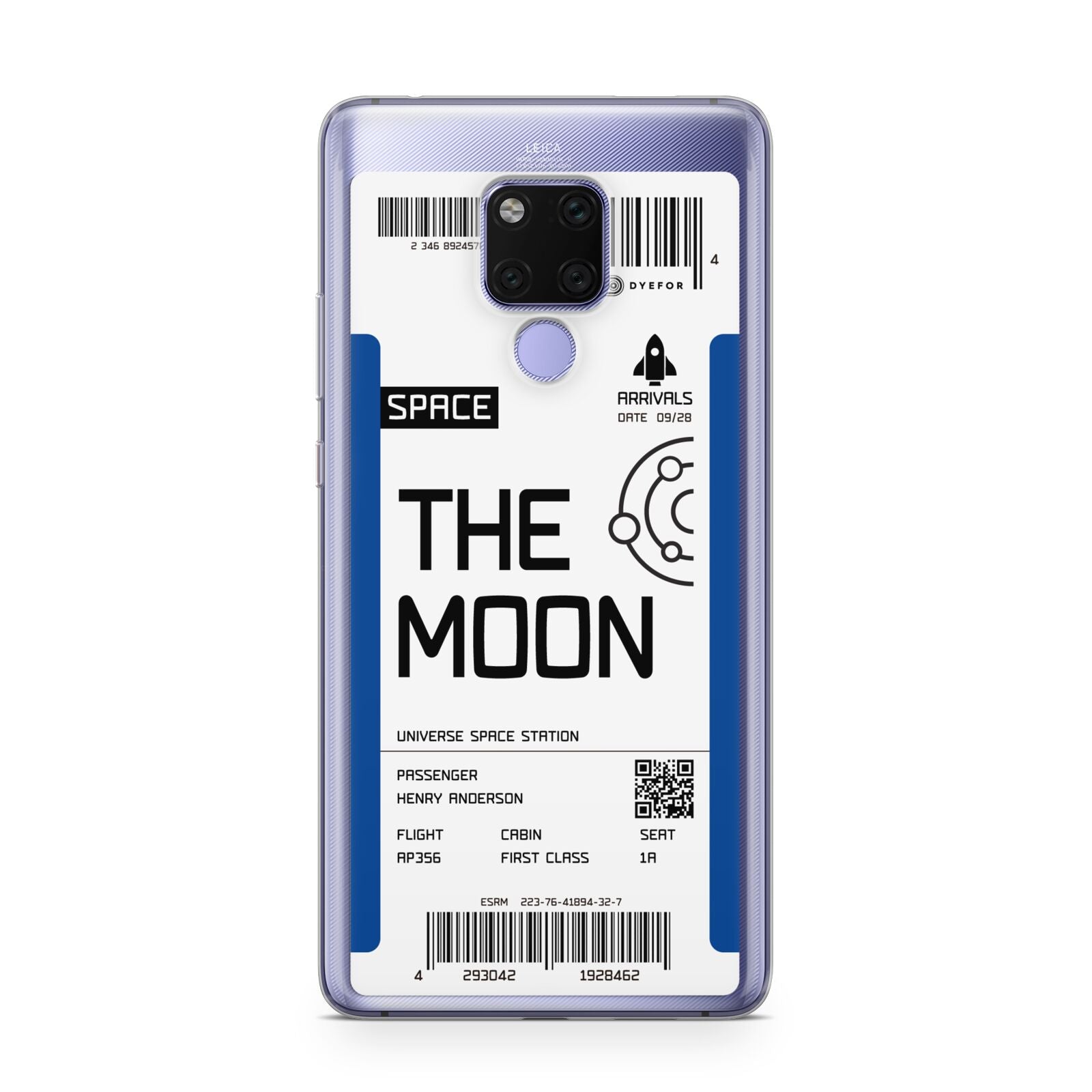 The Moon Boarding Pass Huawei Mate 20X Phone Case