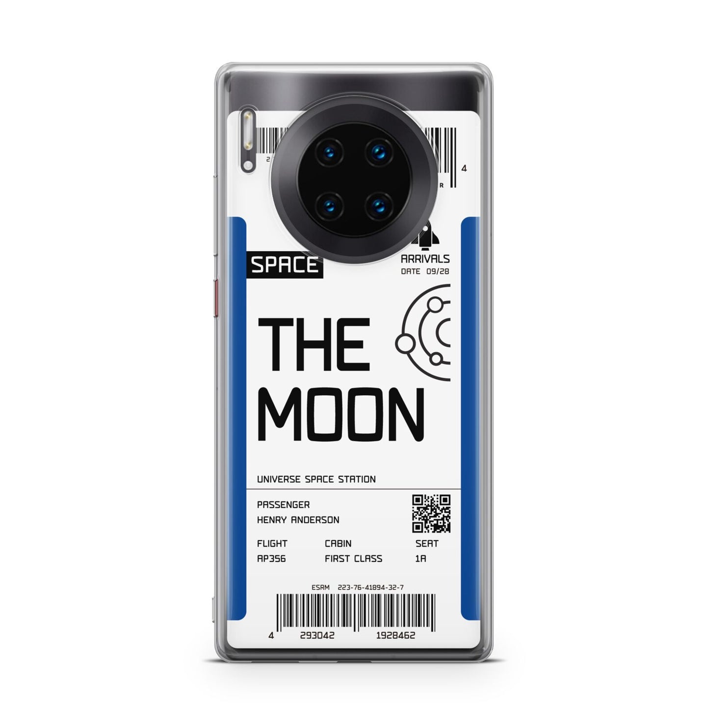 The Moon Boarding Pass Huawei Mate 30 Pro Phone Case