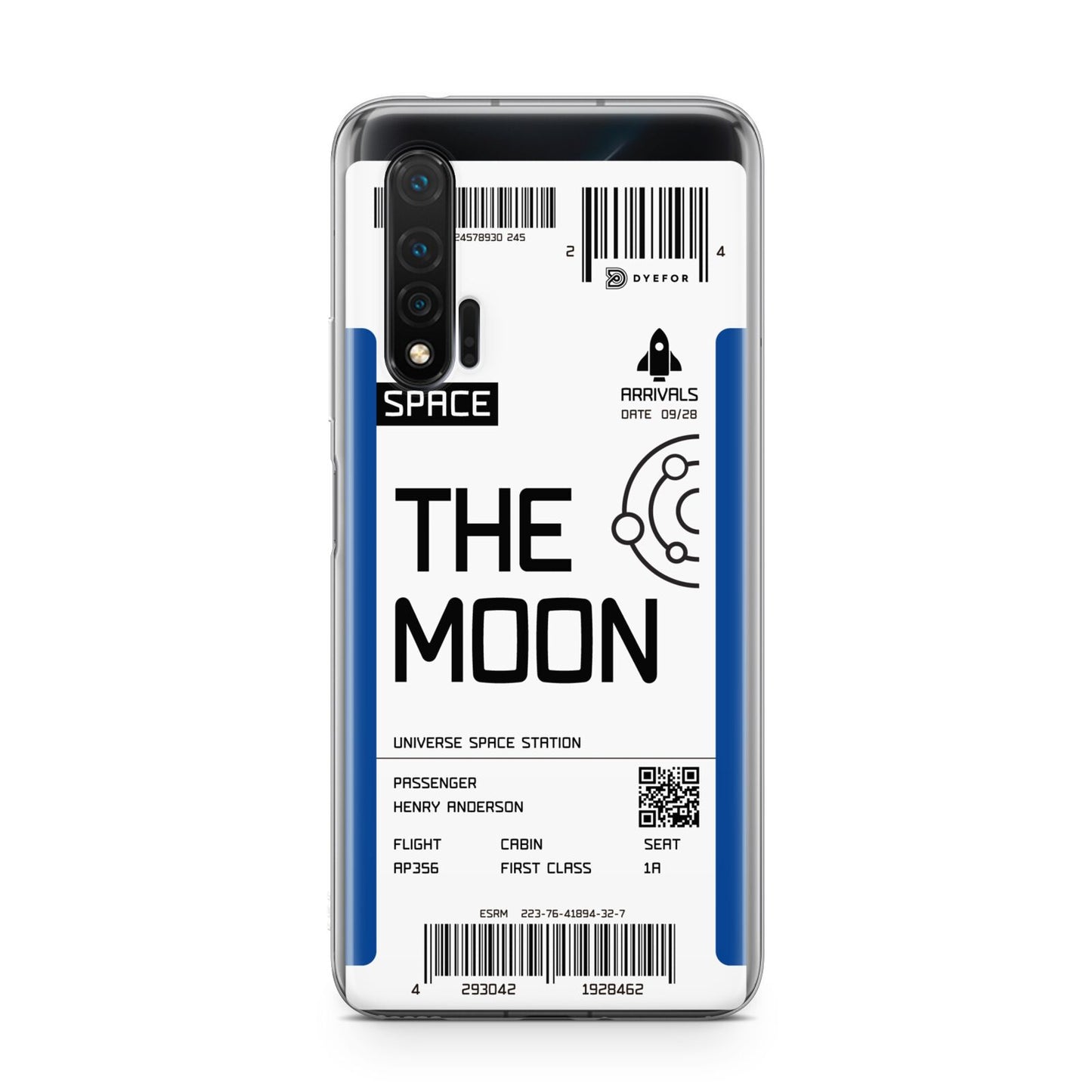 The Moon Boarding Pass Huawei Nova 6 Phone Case