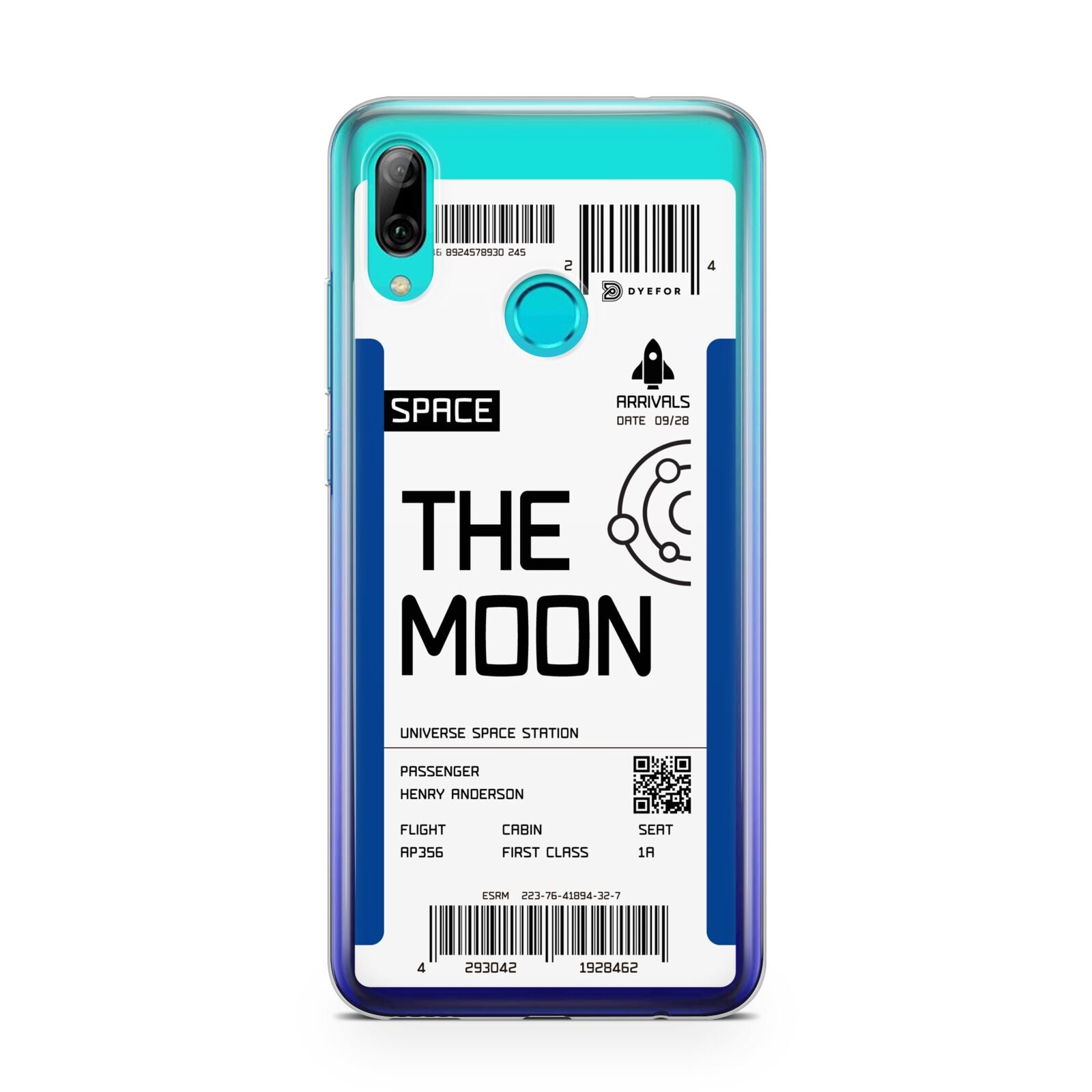 The Moon Boarding Pass Huawei P Smart 2019 Case