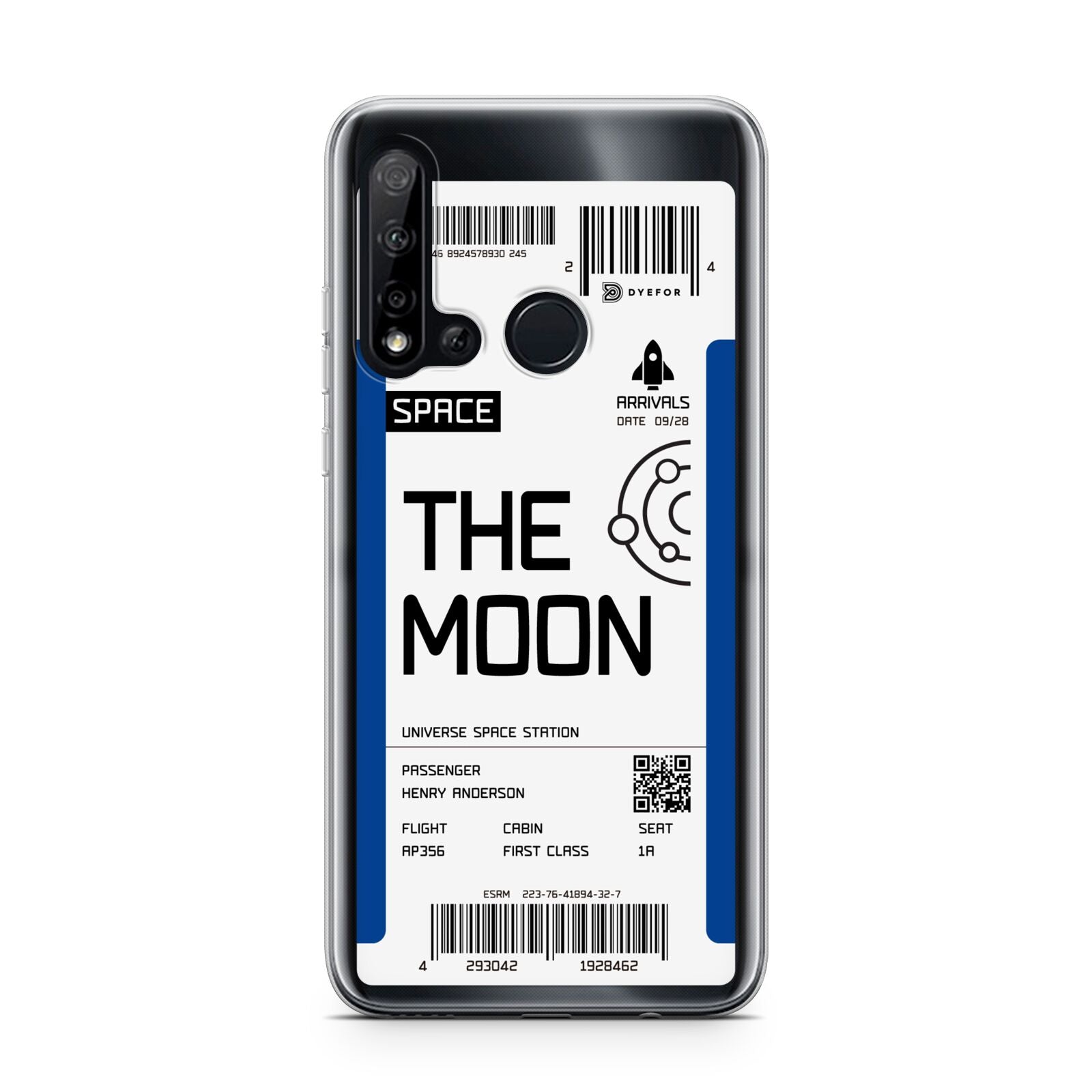 The Moon Boarding Pass Huawei P20 Lite 5G Phone Case