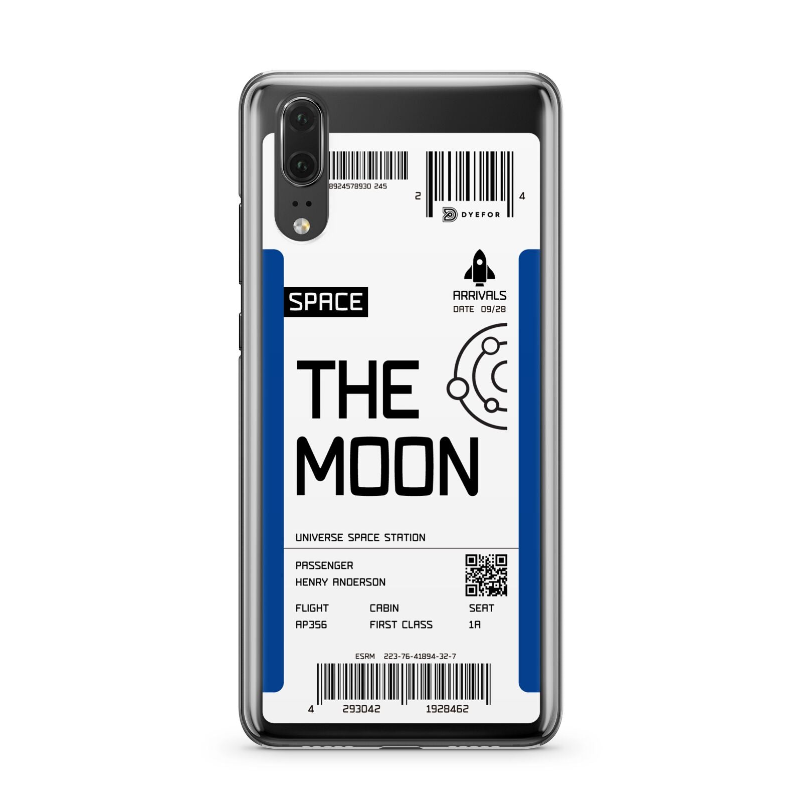 The Moon Boarding Pass Huawei P20 Phone Case