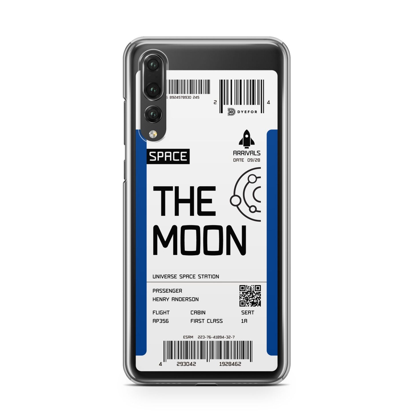 The Moon Boarding Pass Huawei P20 Pro Phone Case