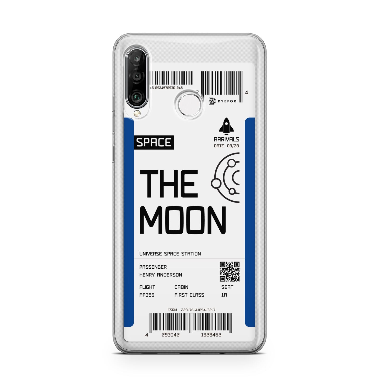 The Moon Boarding Pass Huawei P30 Lite Phone Case