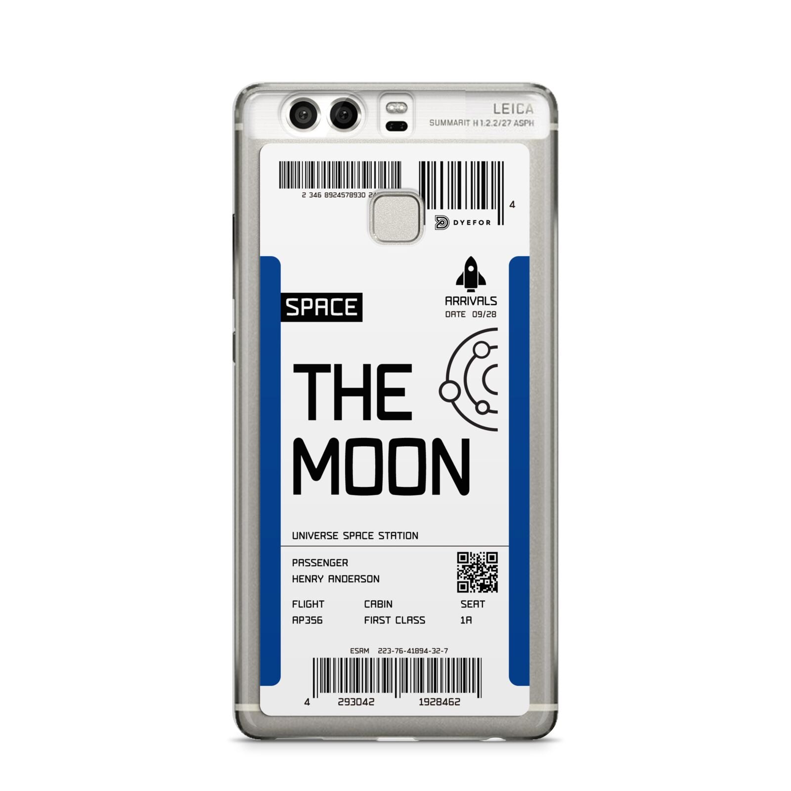 The Moon Boarding Pass Huawei P9 Case