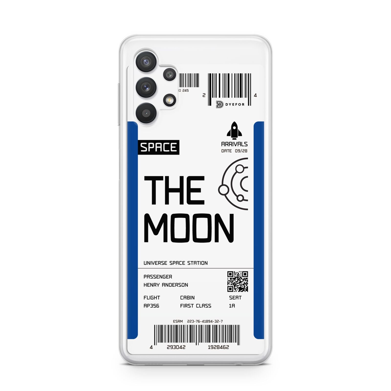 The Moon Boarding Pass Samsung A32 5G Case