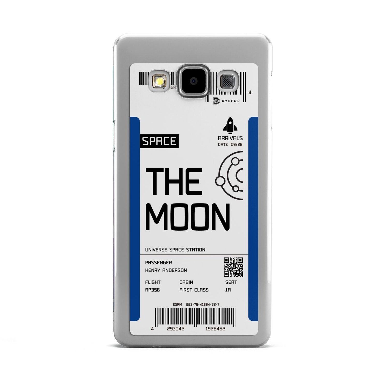 The Moon Boarding Pass Samsung Galaxy A5 Case