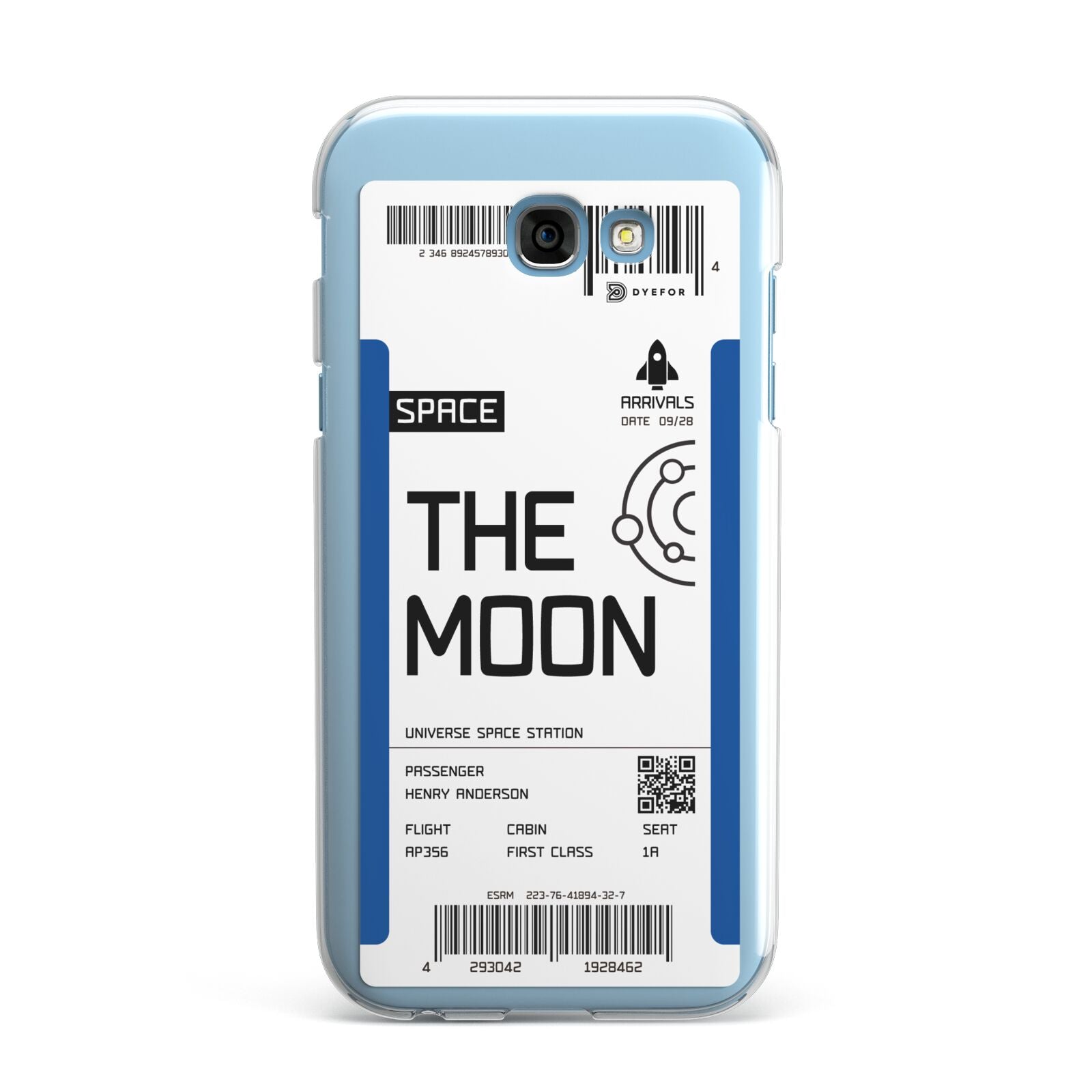 The Moon Boarding Pass Samsung Galaxy A7 2017 Case
