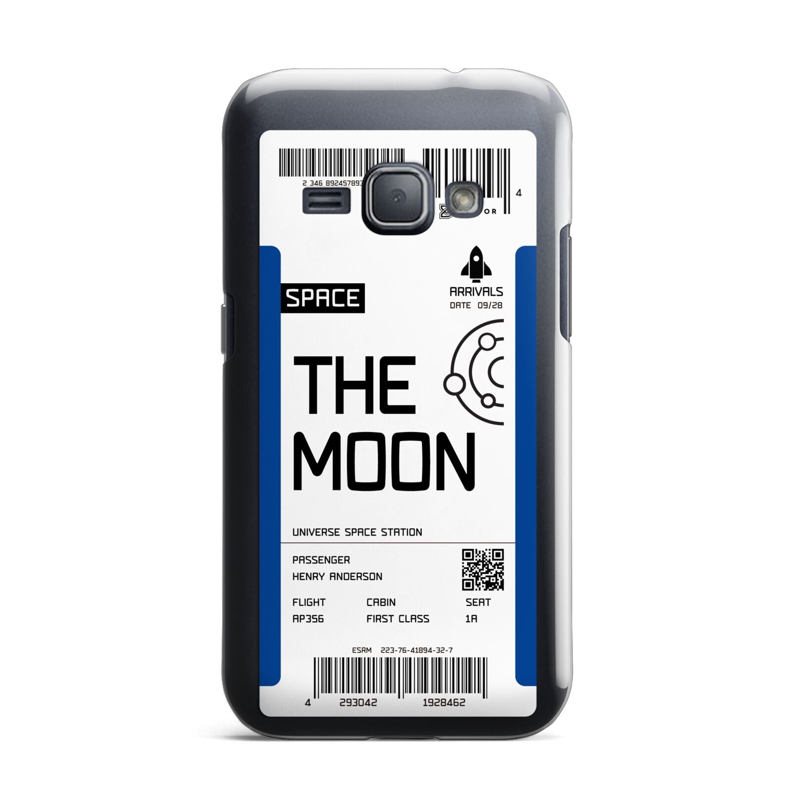 The Moon Boarding Pass Samsung Galaxy J1 2016 Case