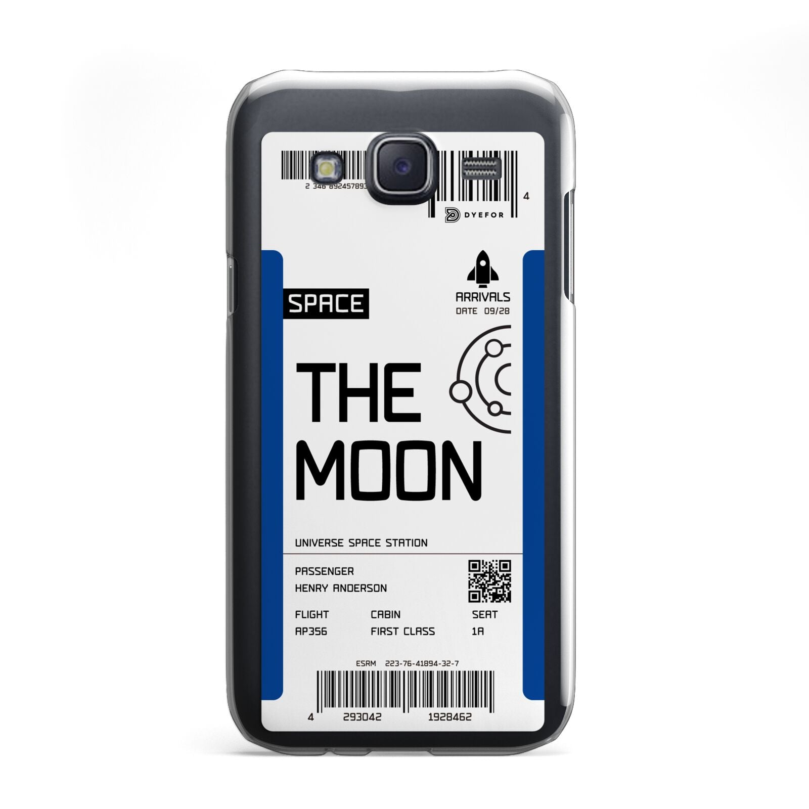 The Moon Boarding Pass Samsung Galaxy J5 Case