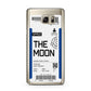 The Moon Boarding Pass Samsung Galaxy Note 5 Case