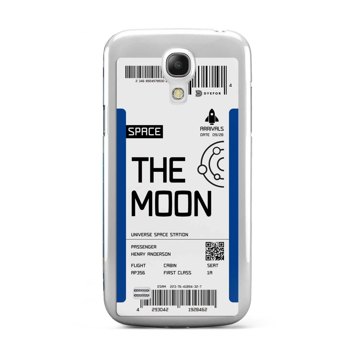 The Moon Boarding Pass Samsung Galaxy S4 Mini Case