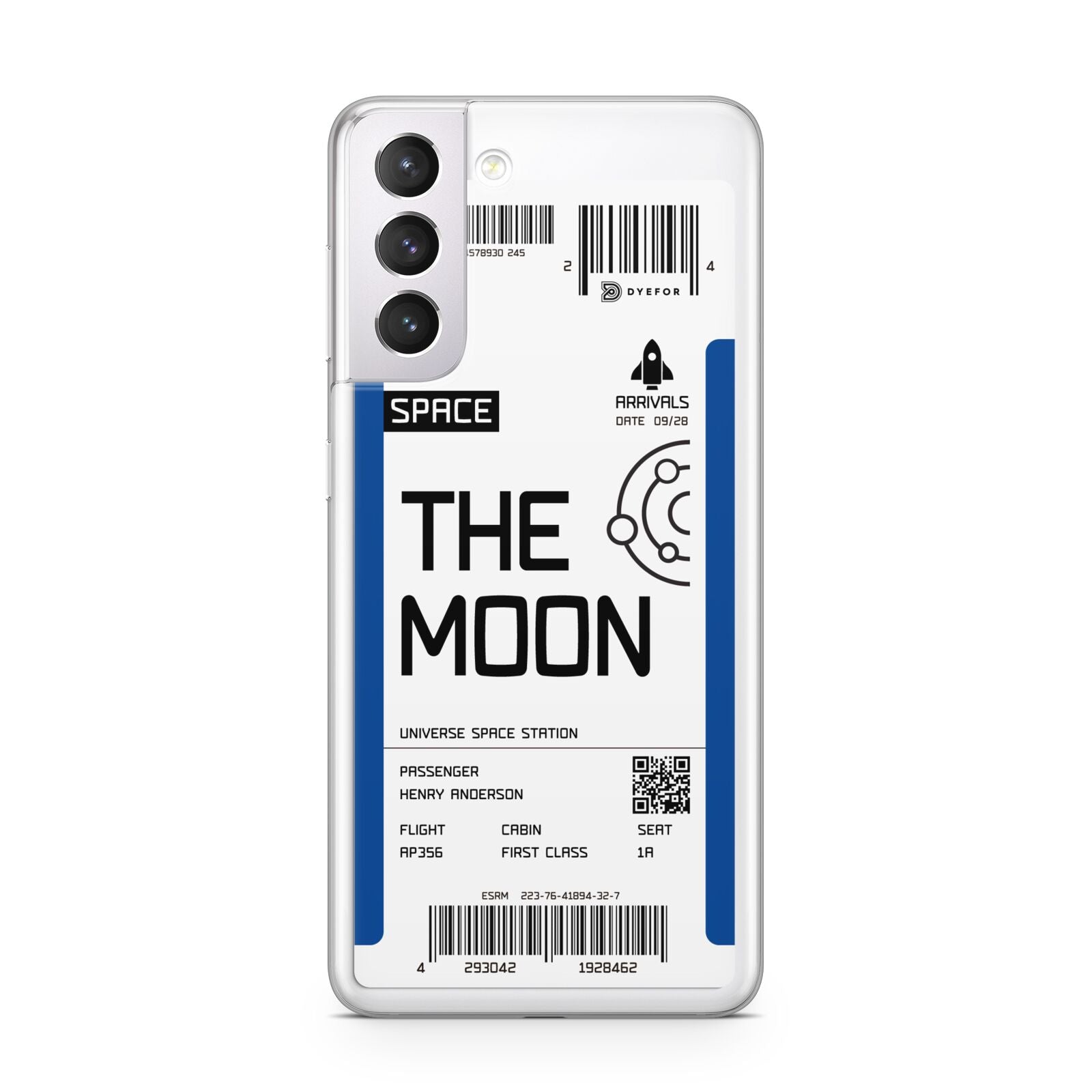 The Moon Boarding Pass Samsung S21 Case