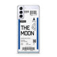 The Moon Boarding Pass Samsung S21 Plus Phone Case