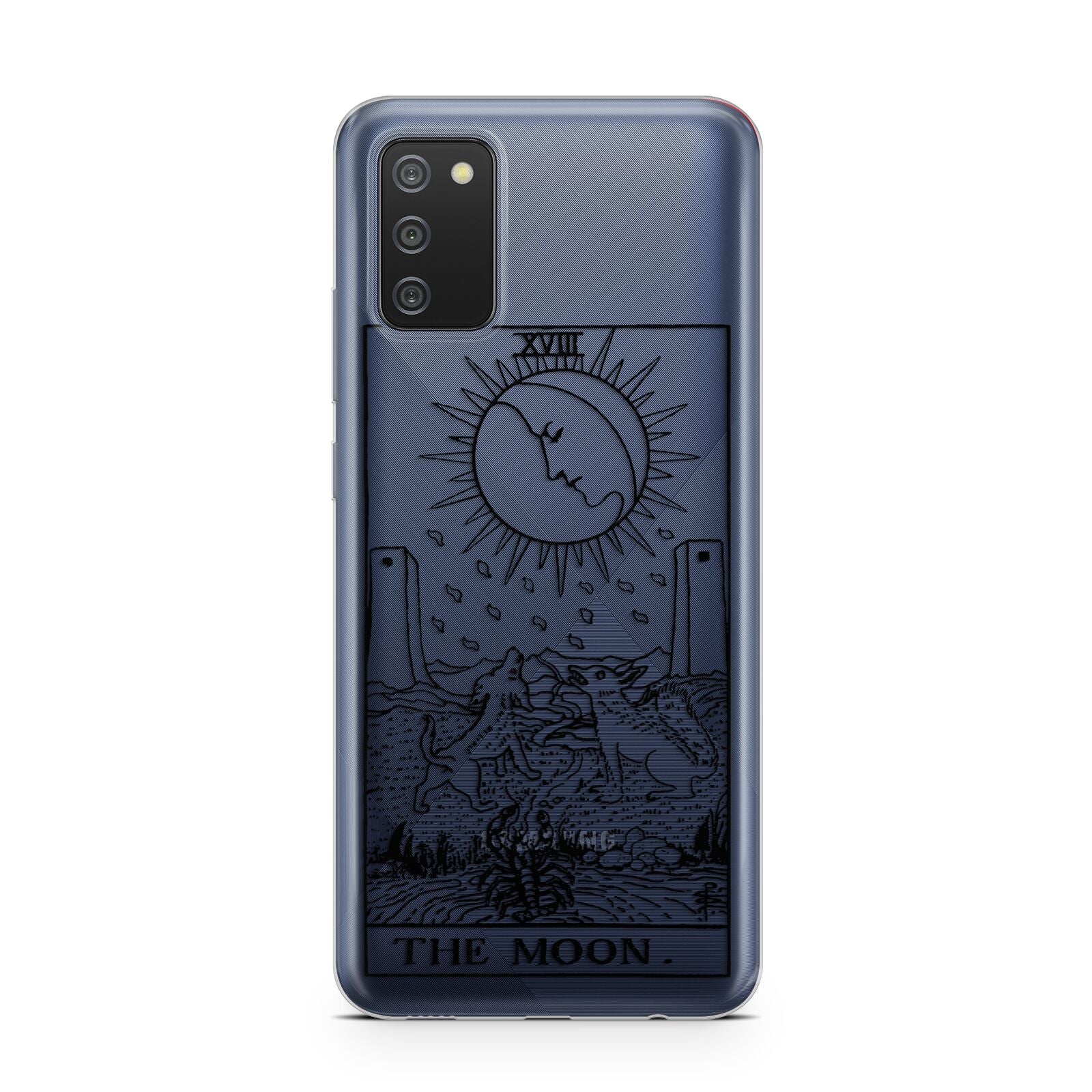 The Moon Monochrome Samsung A02s Case