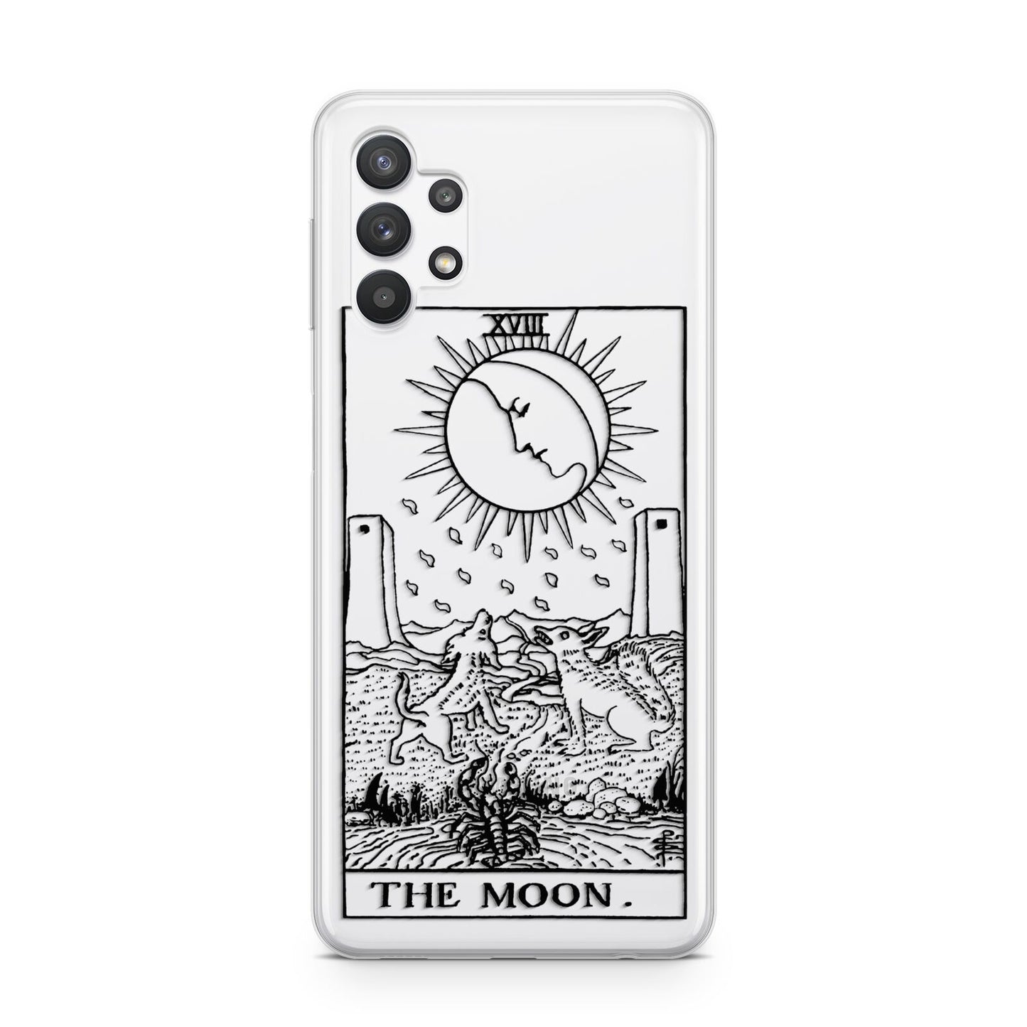 The Moon Monochrome Samsung A32 5G Case