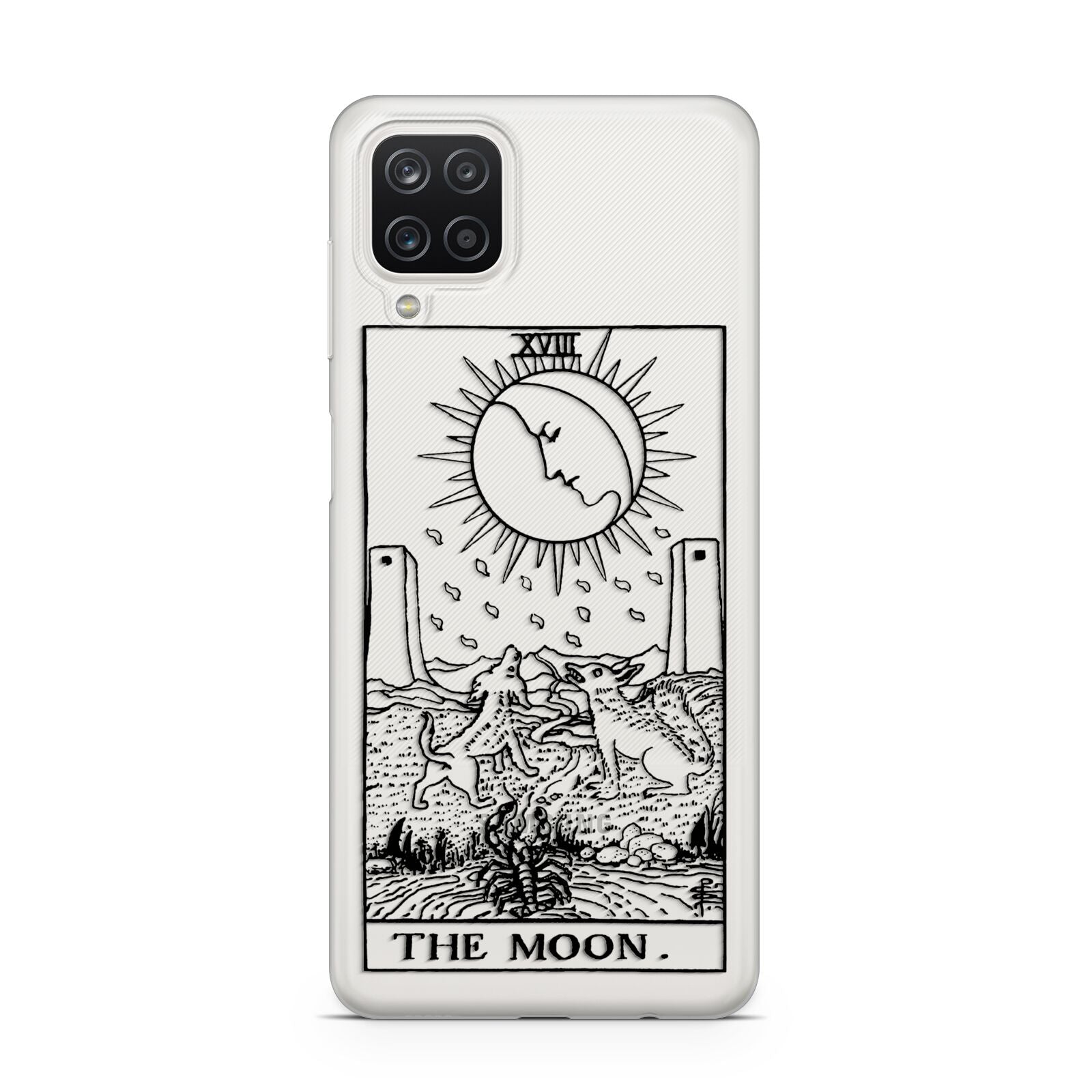 The Moon Monochrome Samsung M12 Case