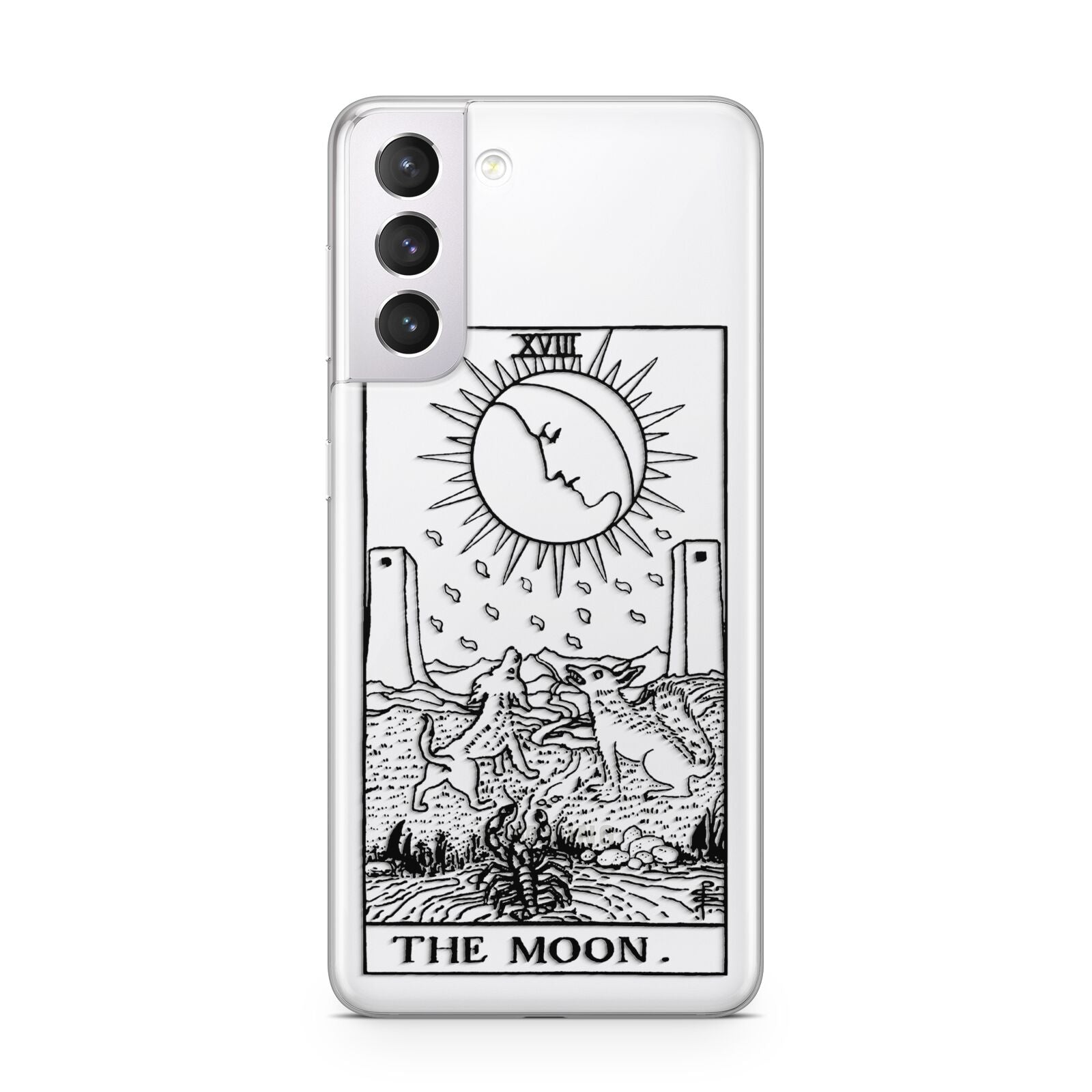 The Moon Monochrome Samsung S21 Case