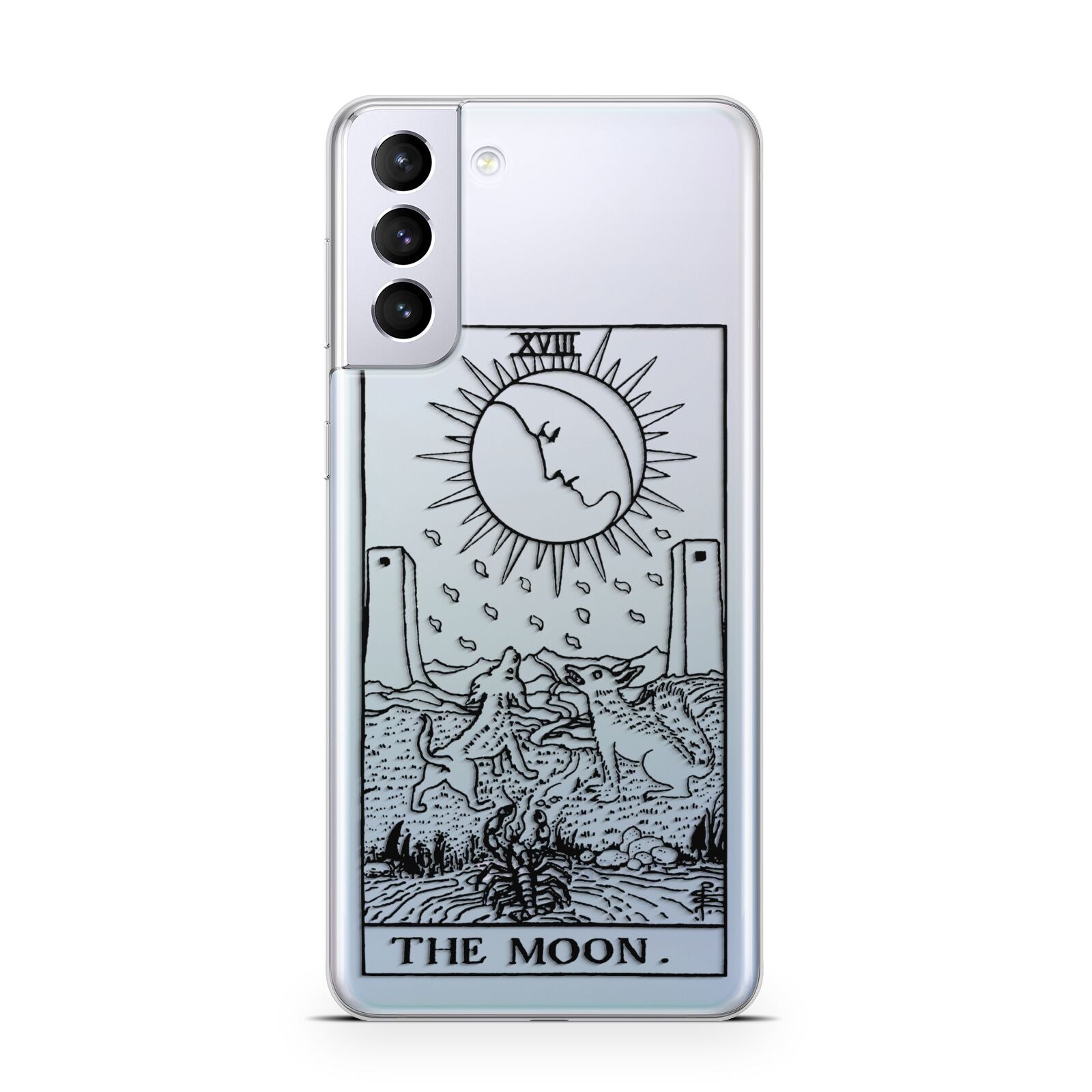 The Moon Monochrome Samsung S21 Plus Case