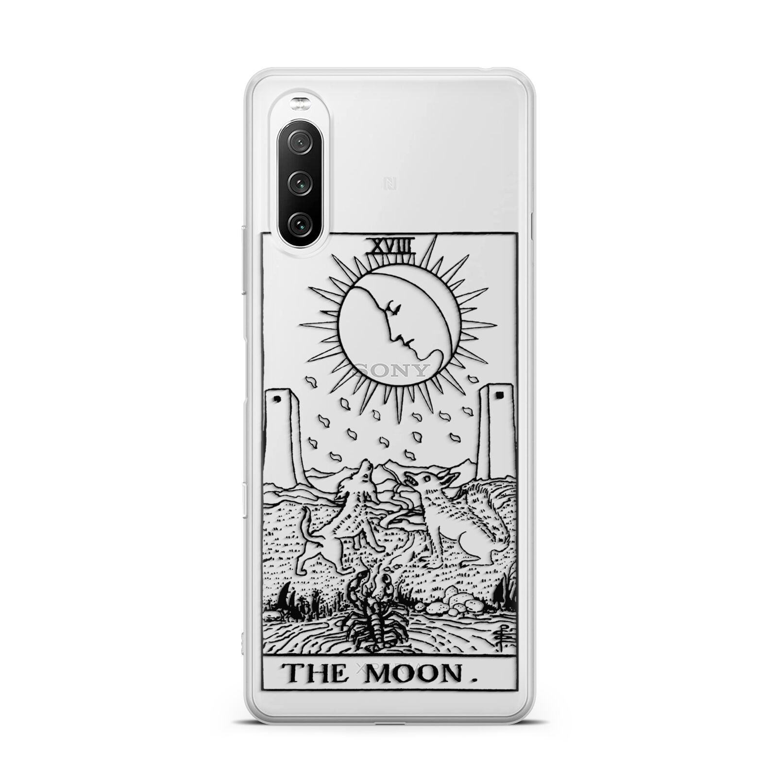 The Moon Monochrome Sony Xperia 10 III Case