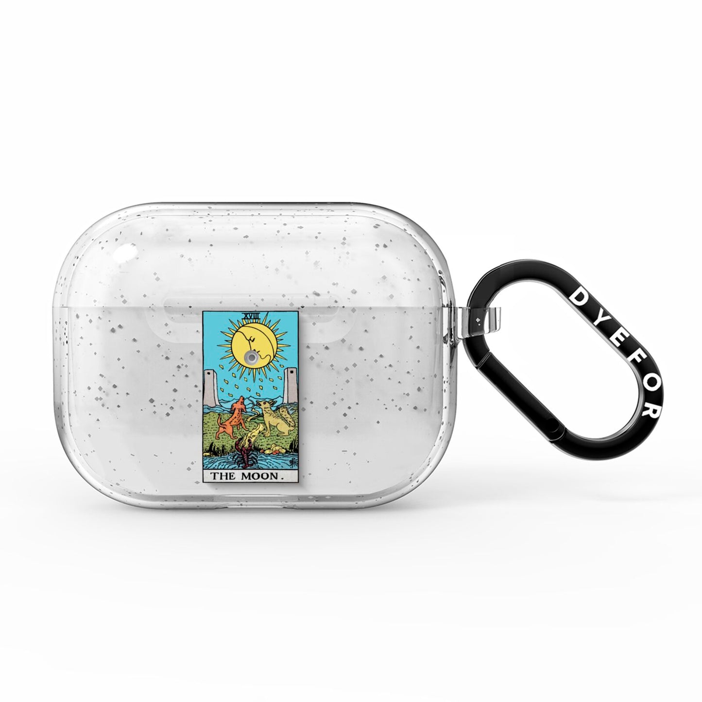 The Moon Tarot Card AirPods Pro Glitter Case