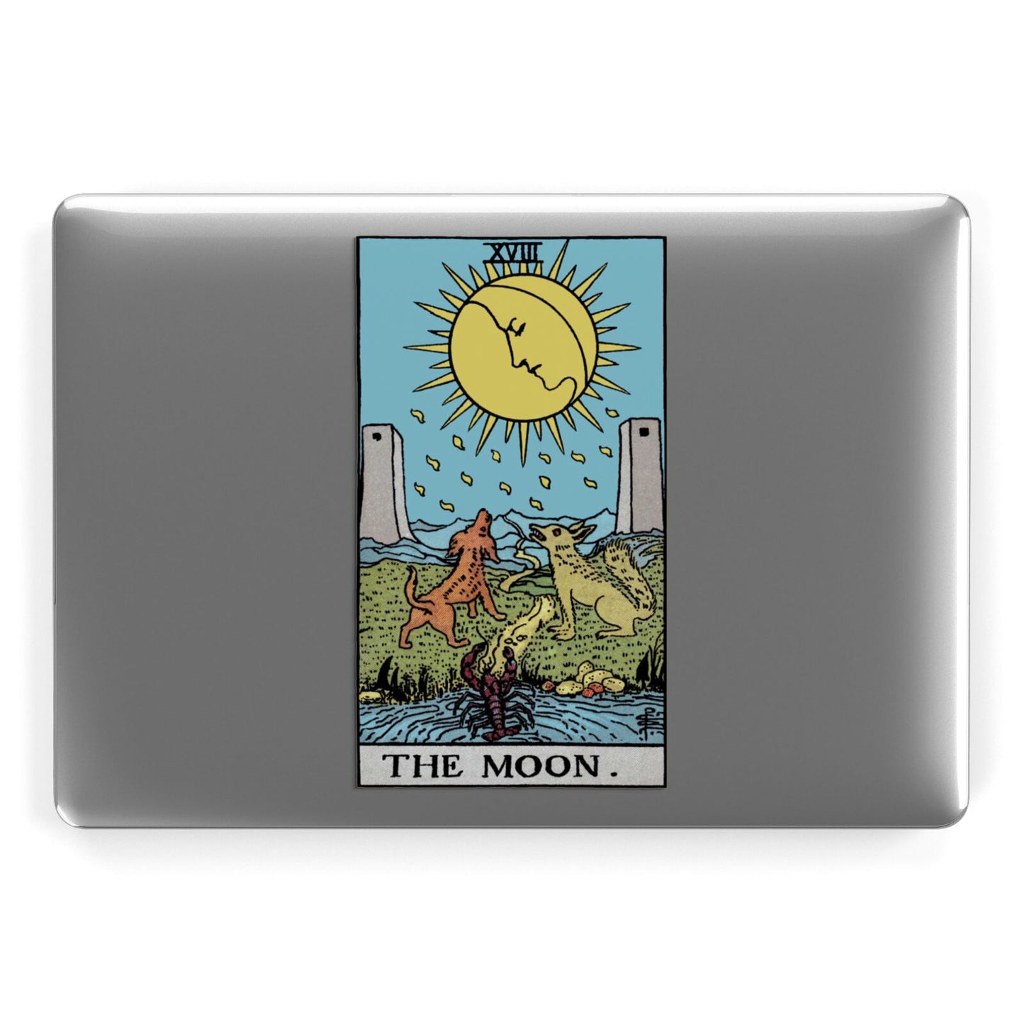 The Moon Tarot Card Apple MacBook Case