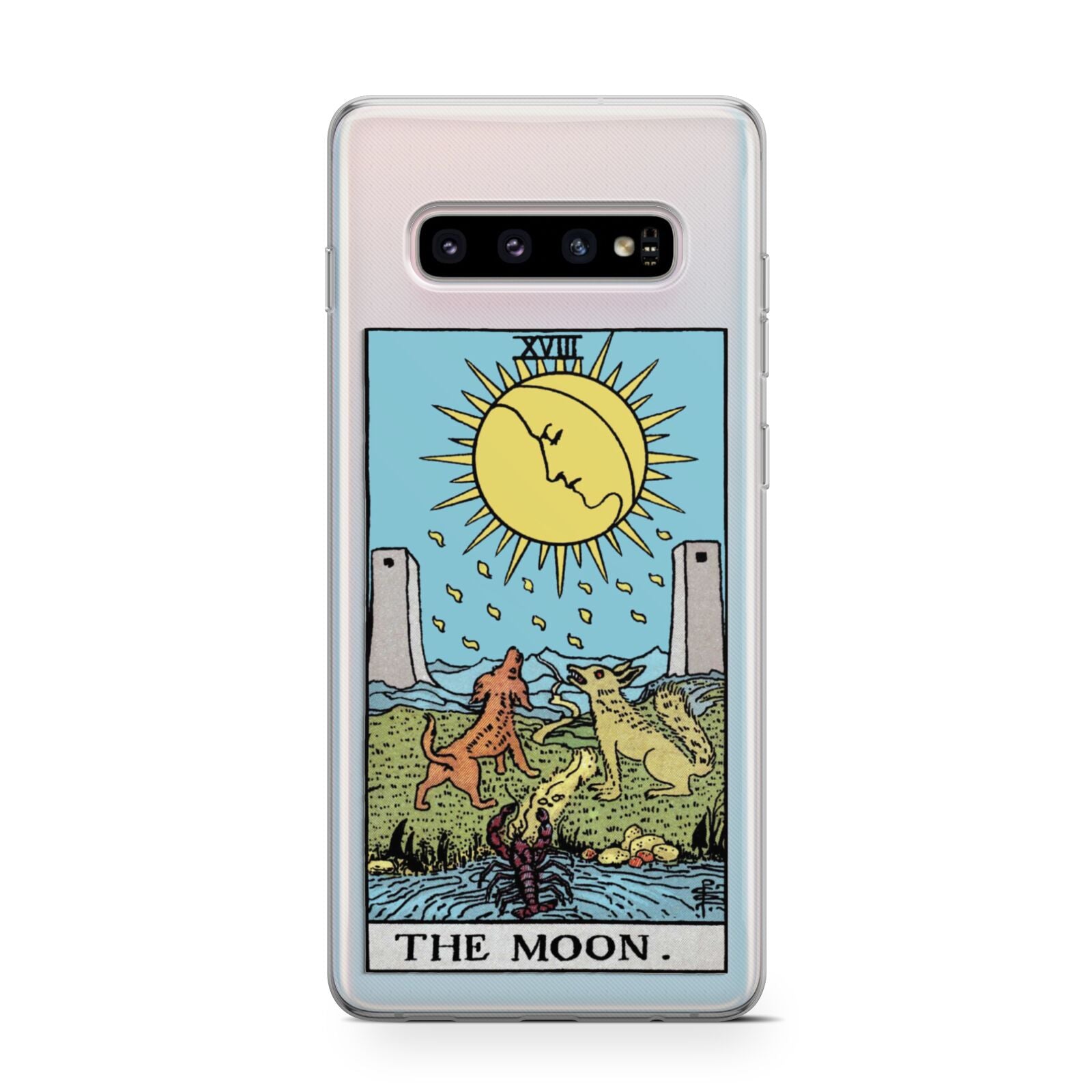 The Moon Tarot Card Protective Samsung Galaxy Case