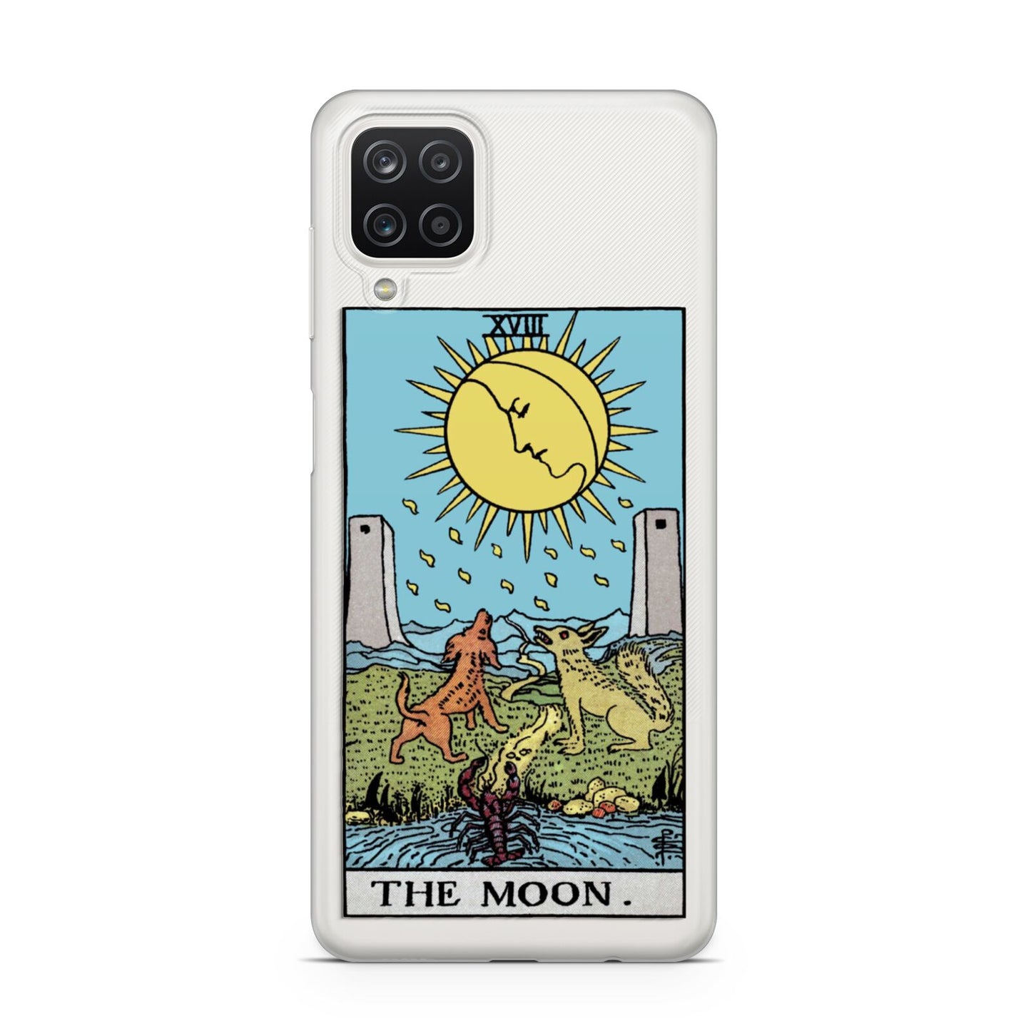 The Moon Tarot Card Samsung A12 Case