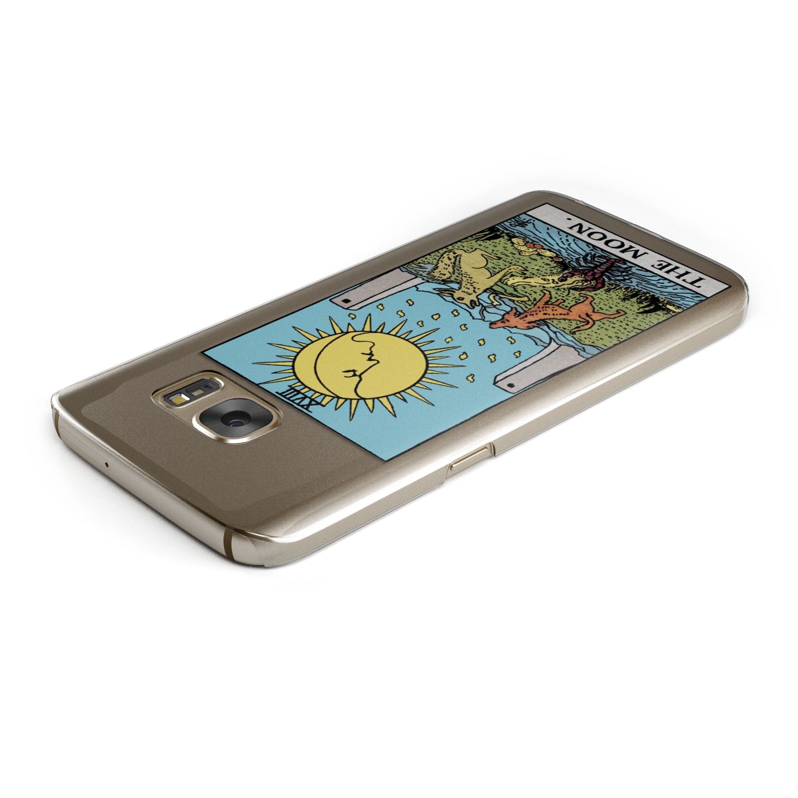 The Moon Tarot Card Samsung Galaxy Case Top Cutout